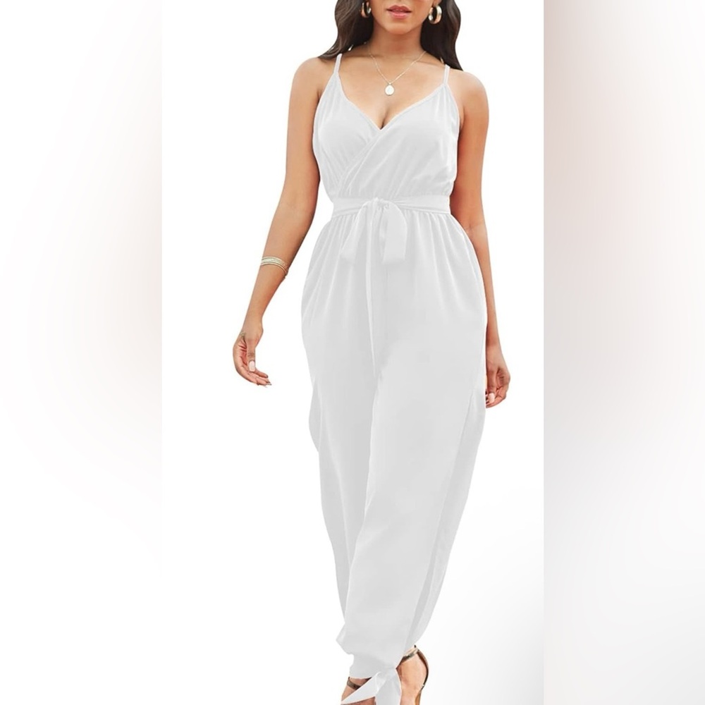 White Jumpsuit | Size Large